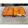 Image 1 : 2 NEW PAIRS OF LEATHER BOOTS SIZE 6.5 AND 7.5