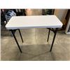Image 2 : SMALL FOLDING PLASTIC TABLE