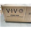 Image 2 : VIVO DUAL ULTRAWIDE MONITOR DESK MOUNT AND DARK WALNUT / BLACK CLAMP ON HEIGHT ADJUSTABLE KEYBOARD T