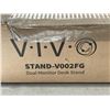 Image 2 : VIVO PNEUMATIC ARM DUAL ULTRAWIDE MONITOR EXTRA TALL DESK MOUNT AND DUAL MONITOR DESK STAND