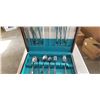 Image 2 : CANTEEN OF STAINLESS STEEL CUTLERY AND MARBLE ROLLING PINS
