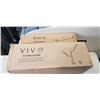 Image 1 : VIVO PNEUMATIC ARM DUAL ULTRAWIDE  MONITOR EXTRA TALL DESK MOUNT AND CLAMP ON EXTRA LONG KEYBOARD TR