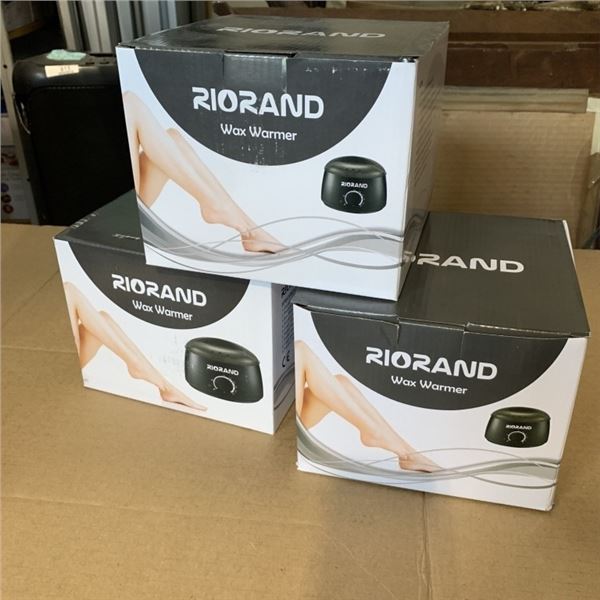 3 NEW RIORAND WAX WARMERS
