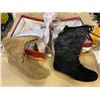 Image 2 : 2 NEW PAIRS OF LEATHER BOOTS SIZE 7.5