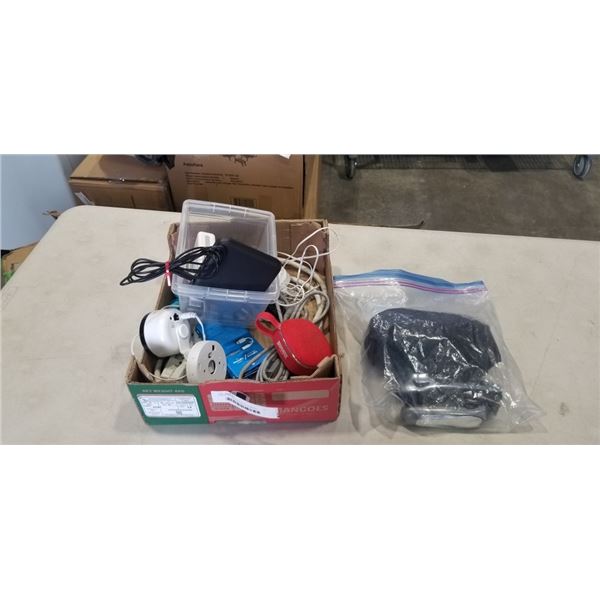 ASSORTED ELECTRONICS, CAMERA, SHAVERS ETC.