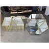 Image 1 : GLASS DISPLAY BOXES AND SMALL MIRROR