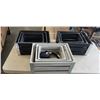 Image 1 : 3 NEW SETS OF 3, NESTING WOOD CRATES