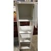 Image 2 : WHITE SHELVING UNIT WITH CUPBOARD