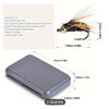 Image 2 : NEW 50PCS ASSORTED WET FLY FISHING LURES SET WITH TACKLE BOX, MIXED COLOR BIONIC FLY BAITS