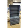 Image 1 : 2 PC STORAGE SHELF WITH DOUBLE DOOR CABINET