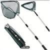 Image 1 : NEW ALUMINUM ALLOY FISHING NET WITH TELESCOPIC HANDLE, PORTABLE COLLAPSIBLE FISHING ANGLER'S TOOL