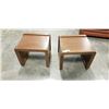 Image 1 : PAIR OF BENTWOOD END TABLES