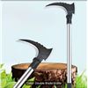 Image 1 : NEW HEAVY-DUTY HIGH MANGANESE STEEL DOUBLE-EDGED ERGONOMIC GRIP SICKLE