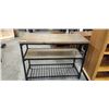 Image 1 : 3 TIER MODERN INDUSTRIAL KITCHEN ISLAND