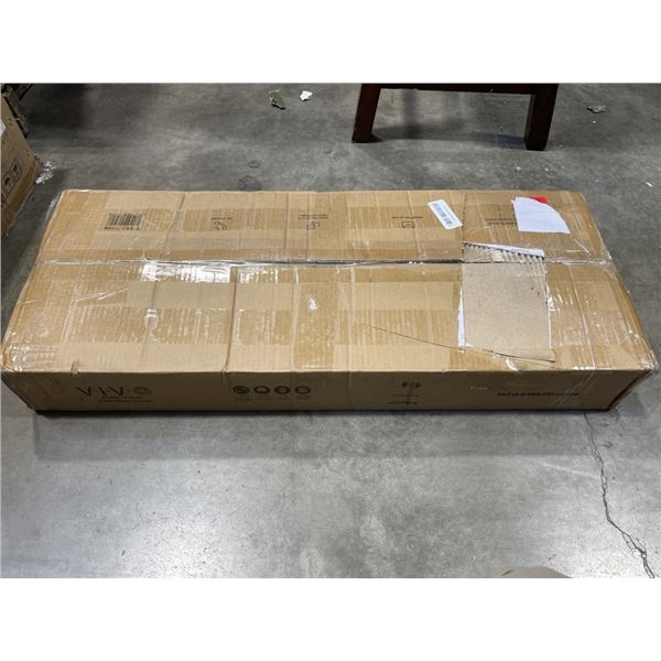 BLACK MOBILE TV CART