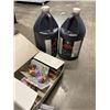 Image 1 : 2 JUGS OF BURNDY COOKING WINE AND SMALL BOX OF BIRTHDAY CANDLES