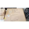 Image 2 : VIVO GRAY CLAMP ON DESK PRIVACY PANEL, AND 2 CABLE MANAGEMENT ORGANIZERS