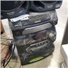 Image 2 : LOT OF COLLECTIBLE PLATES, CDS, CASSETTES WITH PANASONIC STEREO