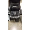 Image 2 : BLACK LEATHER OFFICE ARM CHAIR