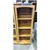 Image 2 : TWO MATCHING STORAGE SHELVES WITH LIGHTING BUILT IN