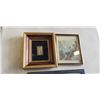 Image 2 : ANTIQUE ETCHING, ANTIQUE FRAMED MINIATURE COLOR PORTRAIT, AND VINTAGE GROUSE MOUNTAIN PICTURE
