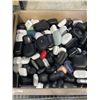 Image 2 : LARGE BOX OF ASSORTED BLUETOOTH EARBUD CASES ONLY, SOME HAVE ONE EARBUD