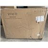 Image 2 : VIVO ELECTRIC SIT TO STAND CORNER DESK, BLACK SINGLE MOTOR FRAME WITH 63X55 VINTAGE BROWN TOP