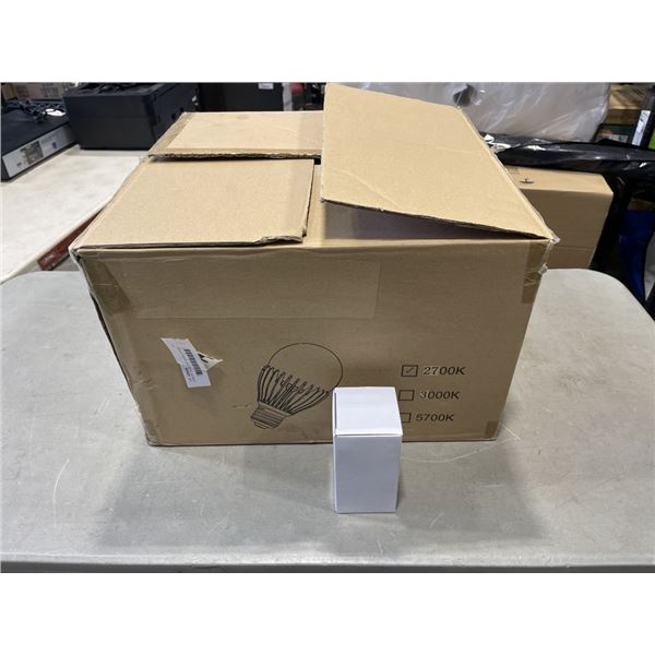 CASE OF 72 LED LIGHT BULBS, A19 BASE, 2700K