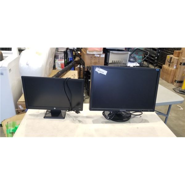SAMSUNG AND HP MONITORS BOTH WORKING