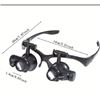 Image 2 : NEW LED JEWELRY IDENTIFICATION MAGNIFYING GLASSES WITH FOUR HIGH-POWER LENSES