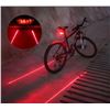 Image 1 : NEW LED BIKE TAILLIGHT WITH LASER, SAFETY WARNING REAR LIGHT FOR MOUNTAIN & ROAD BIKES