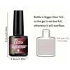 Image 2 : NEW 5-COLOR STARRY SKY CAT EYE GEL POLISH SET WITH SOAK OFF UV LED NAIL ART