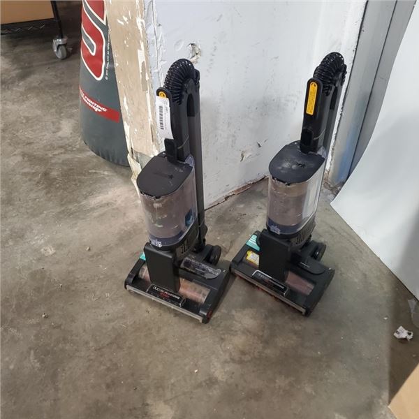 2 SHARK DUO MULTIFLEX CORDLESS VACUUMS NO CHARGERS