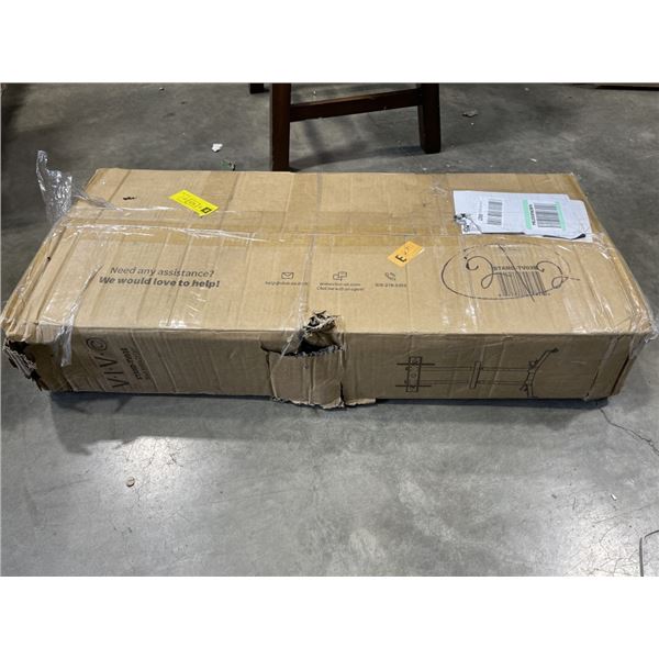 BLACK MOBILE TV CART