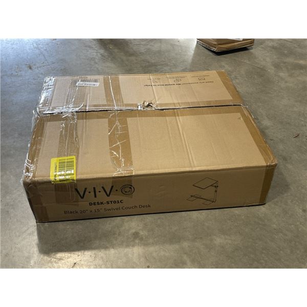 VIVO BLACK 20X15 SWIVEL COUCH DESK