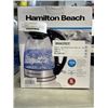 Image 2 : HAMILTON BEACH 1L COMPACT GLASS ELECTRIC KETTLE - TESTED WORKING, RETAIL $49