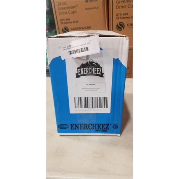 NEW ENERCHEEZ 6 PACK, CHEDDAR AND POUTINE FLAVOR BEST BEFORE NOV/2025