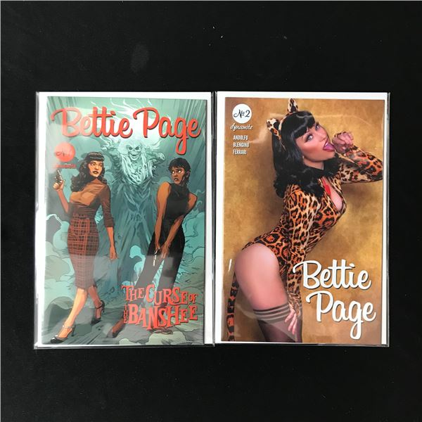 LOT OF 2 BETTIE PAGE COMICS (DYNAMITE COMICS)