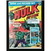 Image 1 : MARVEL COMICS THE INCREDIBLE HULK WITH UNSCRATCHED 45 VINYL