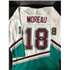 Image 1 : ETHAN MOREAU SIGNED MIGHTY DUCKS JERSEY JSA COA