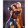 Image 1 : MICHAEL J. FOX AND CHRISTOPHER LLOYD SIGNED "BACK TO THE FUTURE" 8X10 PHOTO (BECKETT COA)