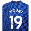 Image 2 : CHELSEA F.C. MASON MOUNT AUTOGRAPHED BLUE NIKE JERSEY L IN SILVER BECKETT
