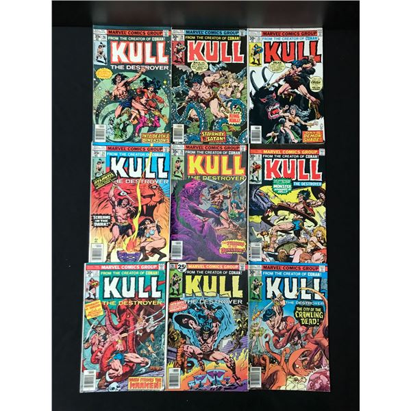 LOT OF 12 KULL COMICS (MARVEL COMICS)