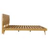 Image 2 : Moe's Home Collection - BNIB O2 bed complete (King - Light Golden) (BZ-1131-21) (retail value $2675