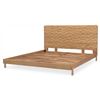 Image 2 : Moe's Home Collection - BNIB Misaki Natural bed complete, Queen (GZ-1160-24) (retail value $4799 CAD