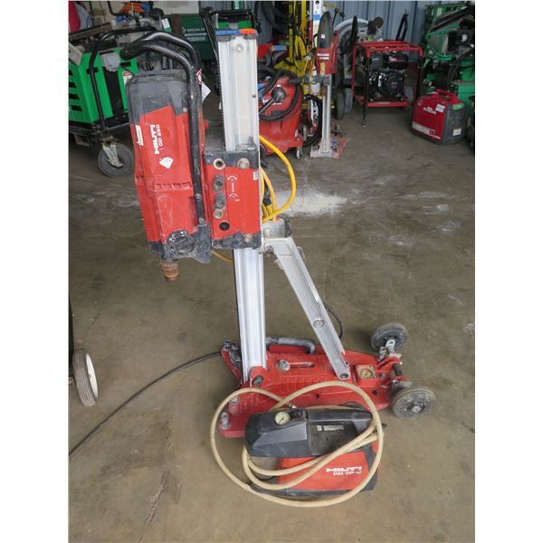 (10129958) 2019 Hilti DD 250 Core Drill Rig w/ Hilti DD VP-U Vacuum Pump (Works - See Video)