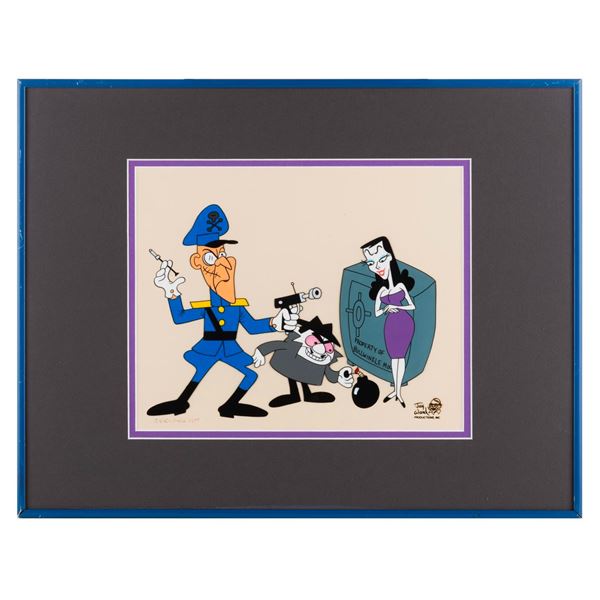 A Boris Natasha and Fearless Leader Scene Cel.