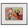 Image 1 : A Daffy Duck and Porky Pig Production Cel.