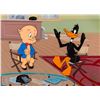 Image 2 : A Daffy Duck and Porky Pig Production Cel.