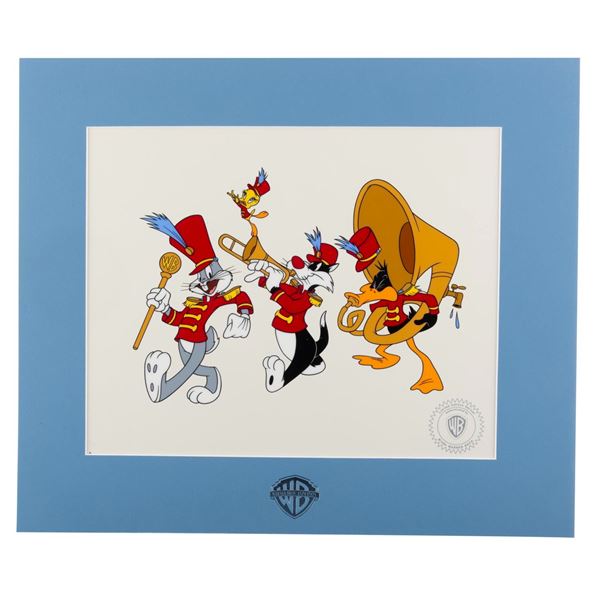 A Bugs Bunny, Sylvester, Tweety, and Daffy Sericel.